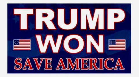 TRUMP WON Flag